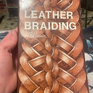 Book. Leather braiding.